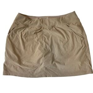 Mountain Hardwear‎ Dynama Skort Womens Large Khaki Olive Hiking Athletic
